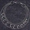 Corrente de Cintura da Lua Multicamadas Hip-Hop Europeu e Americano Corrente de Metal Corrente de Calça Decoração para Jeans Acessório Tendência Estilo de Rua Corrente de Calça