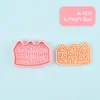 Serie San Francisco Molde para Galletas 3D Esenciales para Hornear Realista DIY Diseño de Presión Tridimensional Molde para Cortar