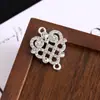 Nuevo Elemento Mongol Completamente Incrustado de Diamantes Nudo Auspicioso Mongol Accesorios Artesanía Tradicional Incrustada de Diamantes Fabricante de Accesorios de Moda Mayorista