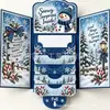 Libro de Tarjetas de Regalo Navideñas Casero Cascada