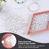 Venta caliente transfronteriza tamaño mixto ABS perforado resaltado imitación perla cuentas sueltas accesorios de joyería diy coloridos color mixto al por mayor