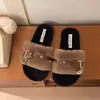 Chinelos de Pelo Grossos e Quentes para Outono e Inverno para Mulheres, Usáveis Fora de Casa, Aumentam a Altura, Emagrecem, Macios, Elásticos, Confortáveis, Para Pessoas Preguiçosas, Chinelos de Tira Única, Espessados, Modernos