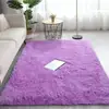 Tapete de seda e lã liso transfronteiriço sala de estar mesa de centro tapete completo quarto ao lado da cama macio tapete de pelo longo lavável personalizável