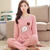 Pijama para Mulheres, Outono de Manga Longa, Outono e Inverno, Pode Ser Usado Fora, Roupas de Casa Tamanho Grande Estilo K, Conjuntos Femininos, Lotes de Fábrica, Peça Única