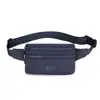 Bolso deportivo de pecho para mujer, para viajes al aire libre, sencillo, bandolera de gran capacidad, impermeable, estilo coreano, bolso de cintura moderno y moderno.