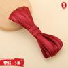 Hengmeihe Cheongsam Tela de Satén Tira de Borde 1cm Tira de Ribete Adorno de Borde Accesorios de Puño para Ropa Seda Simulada