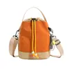 Bolsa transversal para garrafa de água de uso duplo, mochila casual unissex, pequena mochila para caminhada ao ar livre, bolsa transversal de viagem leve e à prova d'água
