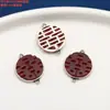 Plata de Ley Piedra Incrustada Zafiro Ágata Palabra Feliz Calabaza Flor Pequeña Calabaza Colgante Accesorios Retro Viejo Bricolaje Materiales Hechos a Mano