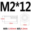Stud de Porca Rebite Passante SO-M2M2.5M3 3.5M3 Aço Carbono Zinco Azul-Branco Porca Sextavada com Placa de Pressão