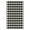 Decoración de pared para el hogar transfronteriza papel tapiz PVC autoadhesivo cuadrícula blanco y negro dormitorio sala de estar embellecimiento pegatina de pared papel tapiz simple
