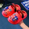 Zuecos de verano para niñas, sandalias de dibujos animados antideslizantes para interiores para niños, adecuados para niños mayores y pequeños, sandalias de playa para exteriores