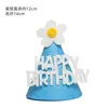 Sombrero de Fiesta de Cumpleaños del Fabricante, Sombrero de Feliz Cumpleaños Estilo Ins, Sombrero de Fieltro para Decoración del Primer Cumpleaños del Bebé