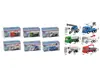 Juguetes de Autos de Aleación para Niños Vehículos de Ingeniería Metálicos Excavadoras Vehículos de Saneamiento Urbano y Tráfico Modelo de Coche Adornos Regalos
