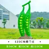Esculturas de Frutas e Vegetais de Simulação para Exterior Fibra de Vidro Jardim Gramado Paisagem Modelos de Repolho Milho Pimenta Ornamentos Grandes