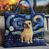 2026 Nueva Serie Transfronteriza de Cachorros Estampado Digital Bolso de Hombro Acolchado de Moda