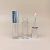 Tubo Redondo de PETG para Gloss Labial, Tubo Vazio Redondo Transparente para Brilho Labial/Óleo Labial, Fabricante de Material de Embalagem Cosmética, Pedido Original de Exportação