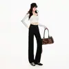 Jeans feminino transfronteiriço, estilo slim reto, forrado com fleece e espessado, estilo casual americano, calça longa preta, comprimento estendido preto