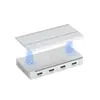 Estação de Docking Magnética de Liga de Alumínio Transfronteiriça com Opções 5G/10G, Hub, Suporte para Laptop, Base, Expansão sem Furo