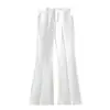 Calça de Alfaiataria Casual Tendência Verão Draping Unissex Moda Americana Não Amassa Versátil de Alta Qualidade Micro Flare Longa