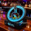 Porta Botellas de Vino Luminoso Base para Champagne Licor Display de Xo Pica Soporte Ktv Estante de Vino Láser Porta Botellas As de Picas