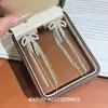 Pendientes de Borla con Lazo Plateado de Super Hada, Geniales, Modernos, Exquisitos, Elegantes, Retro, Personalizados y Versátiles