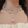 Collar de Mariposa Dulce y Fresco para Niña, Exquisito y de Moda, Borla Metálica Resistente, Versátil y Único, Cadena Elegante para Clavícula para Mujeres