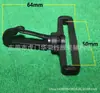 Longitud del agujero 50 mm fabricante de ganchos de plástico accesorios para equipaje hebilla de gancho giratorio de plástico hebilla para bolsa hebilla
