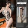Body 2025 com Gola Halter Renda Sexy Transparente Afina a Cintura Justo Lingerie para Mulheres com Design de Coração Vazado