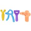 Equipo de Fitness Instrumento de Belleza Juguete Mancuerna Descompresión Descompresión Agarre Silicona para Niños Mordedor Palito de Pegamento Mordisqueo Dientes Música
