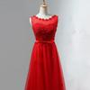 Vestidos de Dama de Honra Sem Mangas Amazon Nova Moda Banquete Anfitriã Slim Brinde Longos Vestidos de Formatura Fornecimento de Comércio Exterior