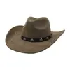 Aliexpress Amazon Wish Chapéu de Coco de Aba Larga Outono e Inverno Masculino e Feminino Chapéu Jazz Chapéu Cowboy de Camurça Macia