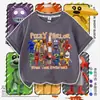 Camiseta Infantil de Manga Curta Tema Restaurante da Suzi Verão Homem Melancia Desenho Animado Top para Meninos Item Popular 7