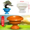 Molde para Maceta de Cemento Estilo Europeo, Plástico Engrosado DIY Maceta Redonda Grande y Pequeña Molde Plantilla de Construcción Modelo Romano