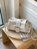 Bolso cruzado para axila de mujer 2026 Nuevo de moda Primavera Pequeño de nicho Plateado Bolso de un solo hombro Alto nivel Viaje Bolso cruzado