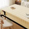 Mantel Rectangular a Cuadros 2025 Impermeable, Resistente al Aceite y al Calor, Sin Lavar, con un Toque de Lujo Ligero y de Alta Gama para Uso en el Hogar, Mantel para Mesa de Centro