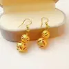 Vietnam oro arena galvanizado oro real elegante elegante elegante simple estilo occidental gancho para oreja de calabaza hembra en vivo comercio electrónico fábrica venta al por mayor
