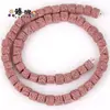 Piedra Volcánica Cuadrada Roca Volcánica 6-7Mm/8*8Mm Accesorios para Joyería Pendientes Pulseras Hechos a Mano DIY