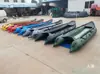 Frete Grátis do Fabricante: Barco de Borracha Inflável com Estrutura Nervurada e Superfície Antiderrapante, Adequado para 2-4 Pessoas, Canoa de 3,7m