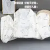 Nuevo Conjunto de Tres Piezas de Algodón Nube de Verano con Pantalones Cortos y Pantalones Pijamas para Mujer Ropa de Casa Traje de Dibujos Animados para Mujer