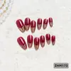 24 PIEZAS Colección de Arte para Uñas Bestseller Transfronterizo Navidad Halloween Flor Uñas Portátiles Ojo de Gato Halloween Piezas de Uñas Portátiles