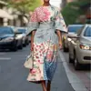 Colección Otoño 2026: Vestido largo holgado con estampado casual estilo vacacional transfronterizo para mujer