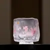 Taza Shino Dorada Minimalista Taza Pequeña de Vidrio Kung Fu Tradicional Taza de Té Casera Hecha a Mano Lujo Ligero Taza de Maestro de Gama Alta