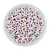Cuentas acrílicas de estrella de cinco puntas de 4*7mm, cuentas sueltas monocromáticas, pulsera de la amistad con cuentas, materiales hechos a mano, accesorios para joyería DIY