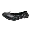 Sapatos Femininos Casuais Originais de Comércio Exterior em Couro Macio Planos Estilo Ballet Versáteis de Calçar Fácil Sapatos Preguiçosos Boca Rasa Sapatos de Vovó