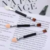 Palito Multifuncional para Sombra de Ojos Pincel para Sombra de Ojos Doble Punta Mini Portátil Pincel de Algodón de Látex Pincel Desechable para Maquillaje Herramienta de Belleza