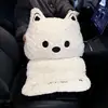 Cojín para Asiento de Coche Invierno Felpa Nuevo Cuatro Estaciones Lindo Damas Cojín de Asiento Soporte Lumbar de Invierno Integrado Cubierta de Asiento Principal del Conductor