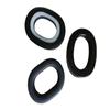 Protetores auriculares de alta frequência prensados a quente Huisheng, capas para fones de ouvido tipo bolha, costura de uma peça, protetores auriculares de couro sintético, esponja, Dongguan