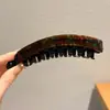Pinza de plátano para coleta alta estilo coreano para mujer, pinza elegante para la parte trasera de la cabeza, pinza de garra para fijar el cabello, pasador vertical, accesorio para el cabello