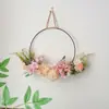 Decoración colgante de pared Dulce Brisa de Primavera Diseño de Flores Ramo de Boda Decoración de Pared Colgante de Pared Flores Artificiales Transfronterizas Decoración del Hogar