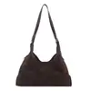 Bolso Tote de Gran Capacidad Nuevo Vintage Primavera Temprana 2026, Bolso de Gamuza, Bolso Cubo Casual, Bolso de Hombro Artístico